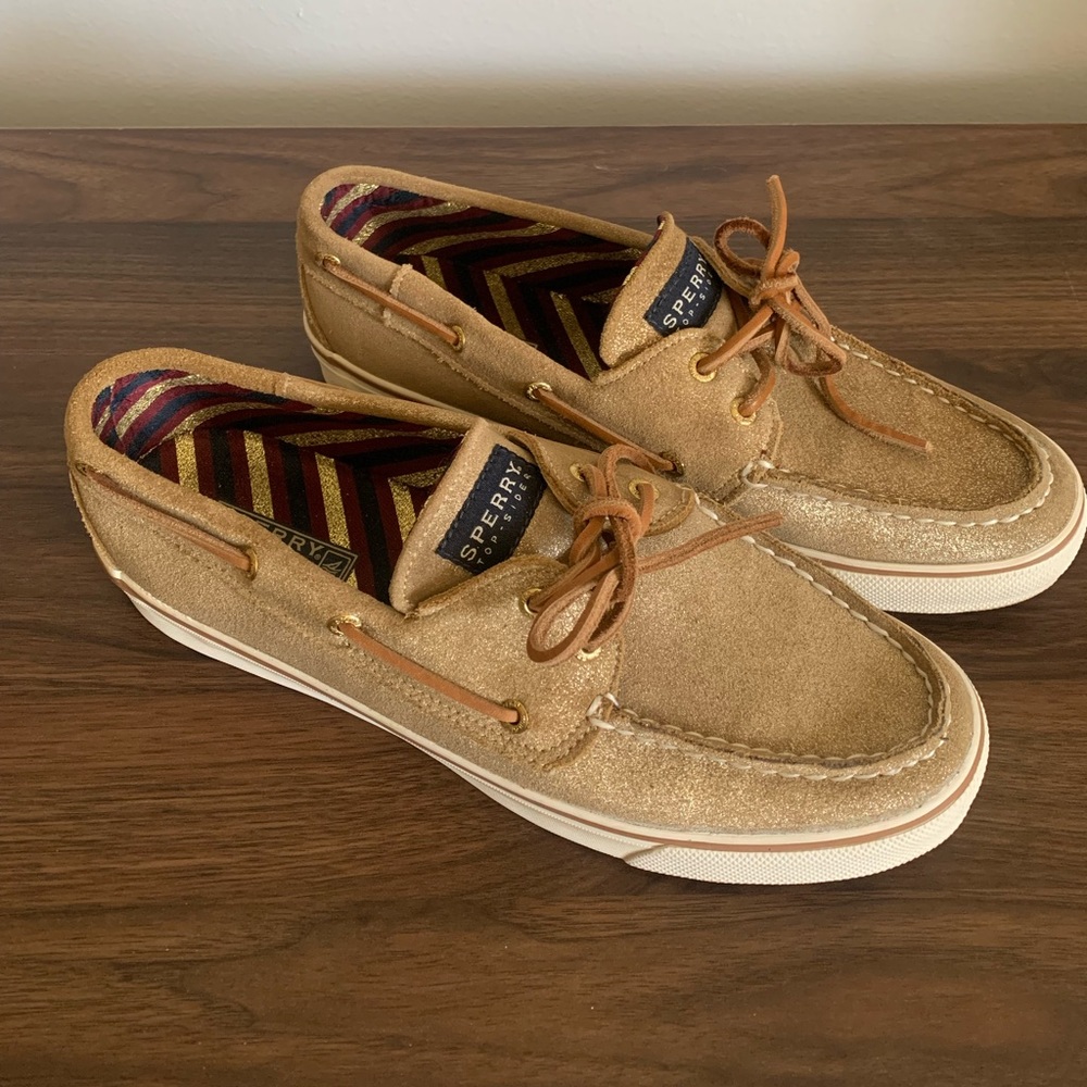 Gold Women’s Sperry Top-Side Shoes